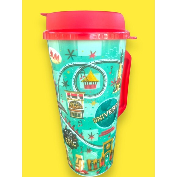Universal Orlando Resort Insulated Travel Cup Coca Cola Freestyle 24 Oz Whirley - Picture 2 of 8